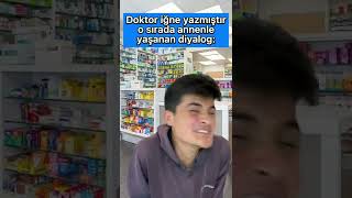 Küçükken doktorun iğne yazması