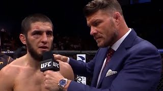 Islam Makhachev Octagon Interview | UFC 284