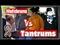 Autistic non verbal girl tantrums VS meltdowns! | Autism life with Ashy