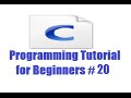 C Programming for Beginners 20 - Passing Arrays as Function Arguments in C
