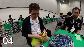 5x5 Cube European Record average: 39.09