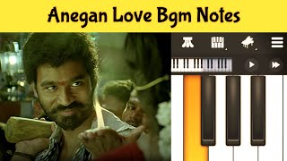 Anegan Kaali Kalyani Love Bgm | Harris Jeyaraj | Piano Tutorial