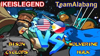 Marvel Super Heroes Vs. Street Fighter - IKEISLEGEND vs TeamAlabang FT10