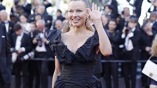 Pamela Anderson Looks Stylish On The Cannes Red Carpet 2017