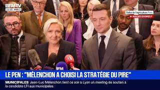 Marine Le Pen answers questions from the press at the Paris Agricultural Show!