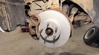 2007-2011 Toyota Camry Brake Rotor, Pads, Front Caliper Replacement