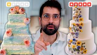 I Ordered 1 vs 3 vs 5 Star Floral Wedding Cakes