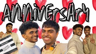 අවුරුදු කීයක් අපි එකටද? 👬 Our Anniversary Vlog 🩷 කන්න තමා ඉතිං තියෙන්නේ 😂 anniversary තෑගි #dempasan