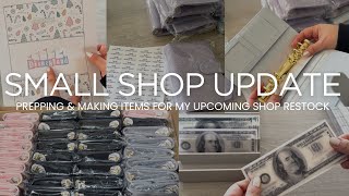 Small Shop Update & Prep for Upcoming Cash Envelope Restock | Binders & Wallets Small Business Vlog