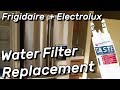 How to replace the Water Filter on your Frigidaire or Electrolux Refrigerator ( Fridge )