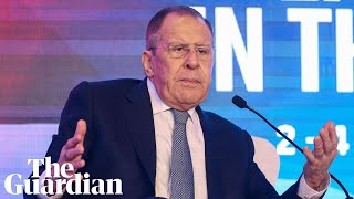 Delhi audience laughs as Russian foreign minister says Ukraine war 'was launched against us'