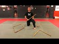 harrison martial arts kali footwork drill