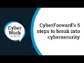 CyberForward’s 5 steps to break into cybersecurity | Cyber Work Podcast