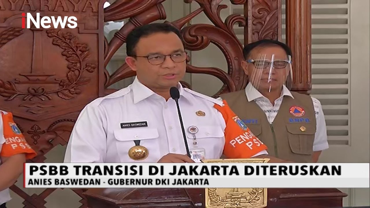 Gubenur Anies Baswedan Perpanjang PSBB Transisi DKI Jakarta Selama 14 ...