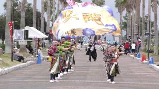 おどり屋　笑颱　赤穂でえしょん祭り２０１６　４ｋ　パレード