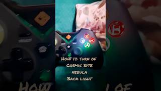 How to turn off cosmic byte nebula controler back light #gadgets