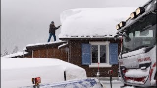 Extreme weather 2019 - Towns cut off across Europe - BBC News - 15th January 2019