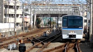 【HD】 相鉄8000系8706F試運転(新塗装化\u0026ドア交換)二俣川駅入線