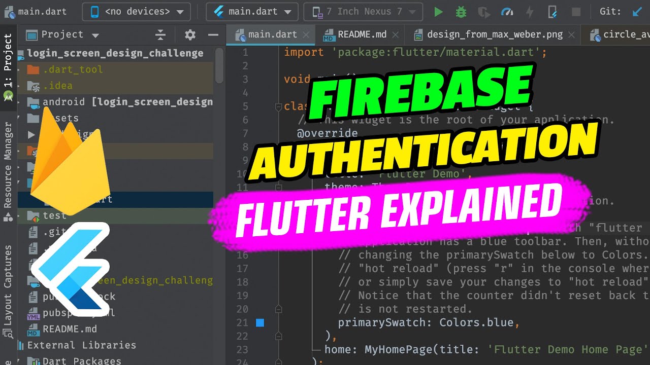 Firebase Authentication - Flutter Explained - Level Medium - YouTube