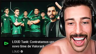 TCK REAGINDO AO ANUNCIO DA LOUD | LOUD Tank: Contratamos um novo time de Valorant