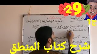 29 ج1 تقسيمات النوع والجنس  شرح كتاب منطق المظفر الشيخ مهند العتيجاوي