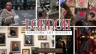 studying art history in london vlog | autumn of 3rd year