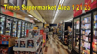 [4K] Times Supermarket in Aiea on 1/21/25 in Honolulu #supermarket #grocery_shopping #groceryprices