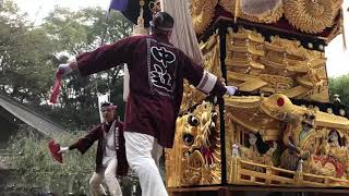 菅生神社 中辻太鼓台