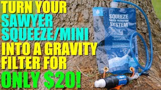 CHEAP Gravity Filter Using Your SAWYER Filter!