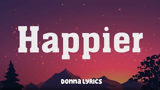 Olivia Rodrigo - Happier (Lyric Video) | Conan Gray, Madison Beer,...