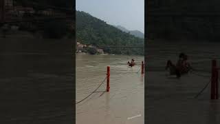 Ram jhula Rishikesh Ganges River #shorts