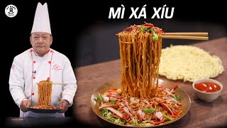 Cách làm Mì Xào Xá Xíu ngon chuẩn vị người Hoa (Mì bay) | Kỹ năng Vào Bếp