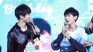 【TFBOYS王俊凯x王源】 《非你莫属》- 921生日会 小凯看源源做蛋糕表情对应剪辑 @王炸妍酱【KarRoy凯源频道】