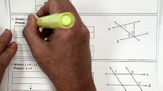 Geo Level 3.4 - Parallel Line Proofs