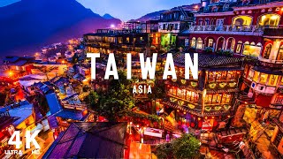 FLYING OVER TAIWAN (4K UHD) | Amazing Aerial View Of Taiwan | Relaxation film with calming music