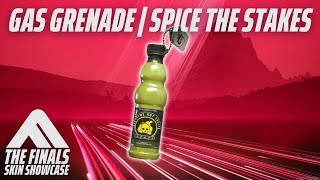 GAS GRENADE SPICE THE STAKES Skin Review | The Finals Season 5 Scorched Tactics Set