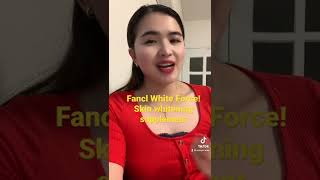 HOW TO WHITEN SKIN WITH FANCL WHITE FORCE! #shortsvideo #shorts #whitening #japaneseproducts