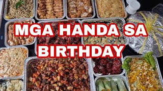 PANGHANDA SA BIRTHDAY/ BIRTHDAY FOOD IDEAS