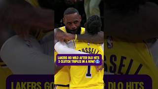 LeBron HAD TO hug DLO after he CAME UP CLUTCH!😅