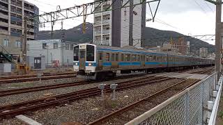 415系1500番台 8連 試運転