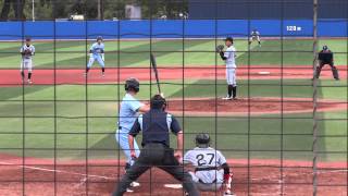 2013/5/4　谷口諒 （横浜商科大学）　1年春　2本のタイムリーヒット　 vs 神奈川工科大学