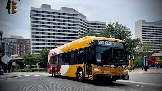 Fairfax Connector: 2021 New Flyer XD40 #7843 on Route 574