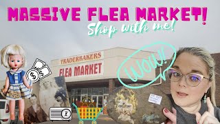 MASSIVE FLEA MARKET!! Shop With Me For FUN Vintage To Resell For PROFIT!