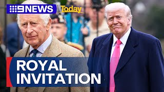 Trump to be invited to stay with King at Balmoral Castle | 9 News Australia