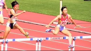 2015和歌山国体陸上 少年女子Ａ400ｍＨ予選1組 20151002