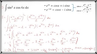 Integration using Euler's formula | Example