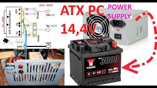 ATX PC tápegység/ power supply 14,4V 20A