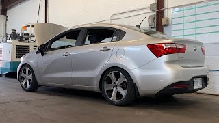 Lowering a 2015 Kia Rio 🌹🤌🏼 Part 2