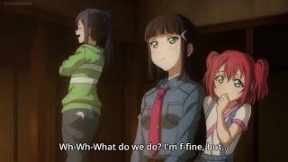 Love Live Sunshine S2E2 - Kanan being scared