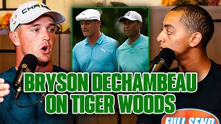 Bryson DeChambeau on Tiger Woods: "He would walk past you like you were nothing."